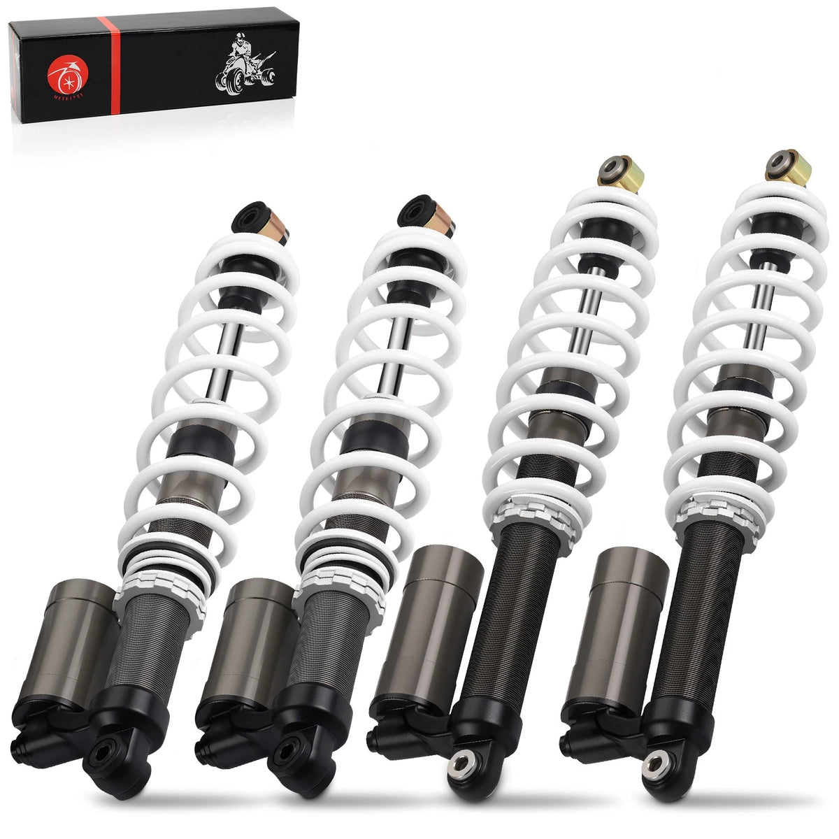 Set of 4 Air Shock Absorbers for Polaris RZR S 800 (2009–2012)