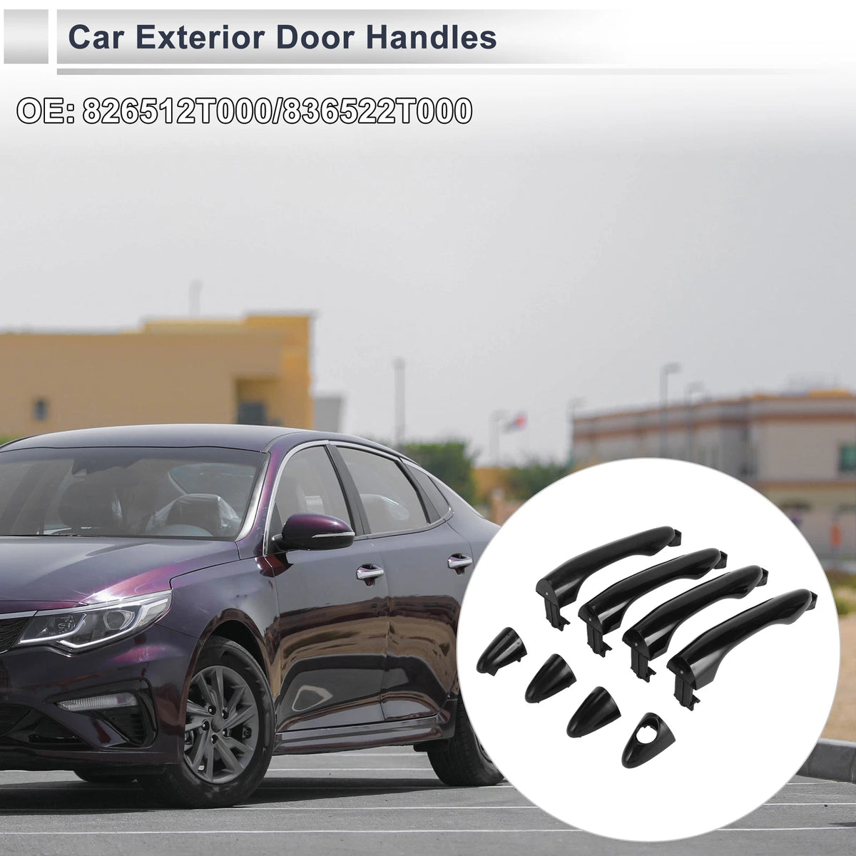 Front Left Right Door Handles for Kia Optima (2011–2015) No. 82651-2T000