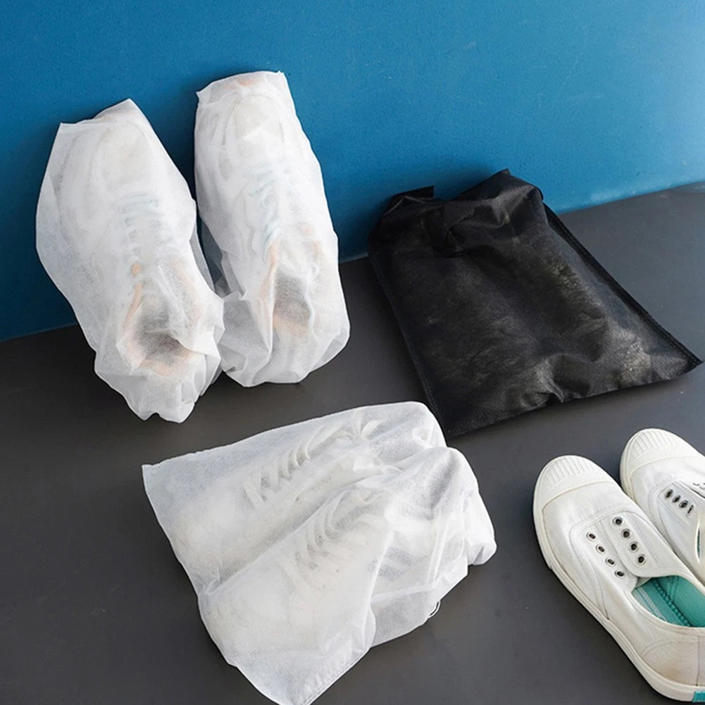 Shoe Bags for Travel (32x38cm) - Clear Portable Storage Drawstring