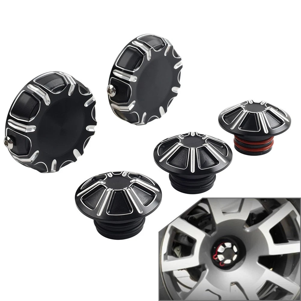5Pcs Axle Caps & Wheel Bearing Caps for Can-Am Spyder GS RS RT ST F3 (2008–Present)