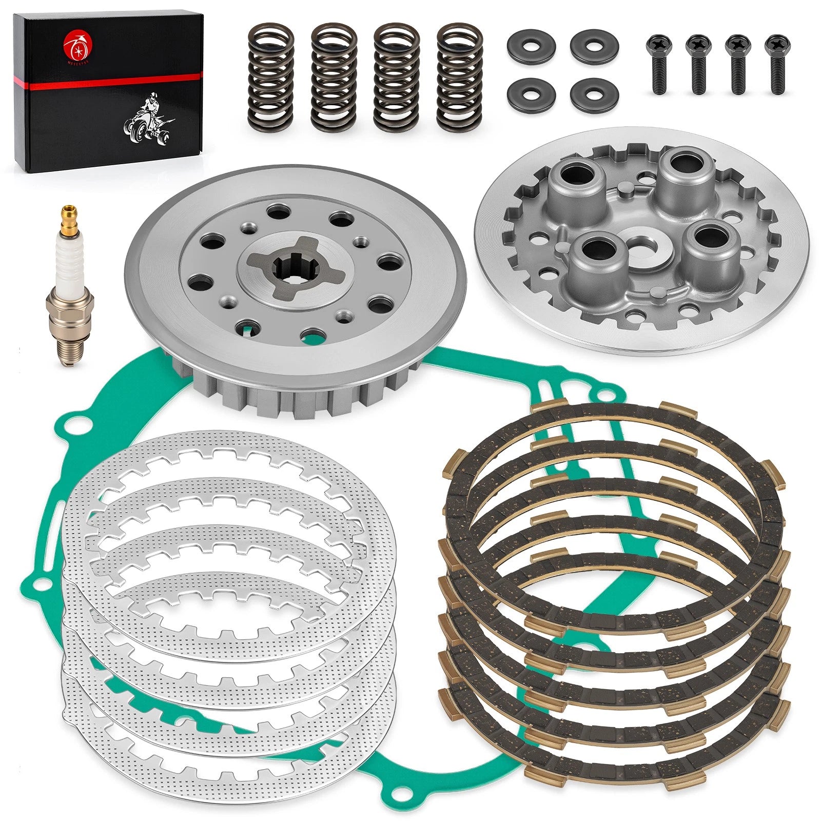 Clutch Kit for Yamaha TTR125 (2000–2004) - Heavy Duty Spring & Steel Plates