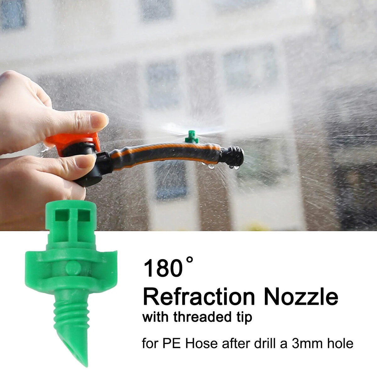 Irrigation Spray Nozzle for Vertical Planters (Half Circle)