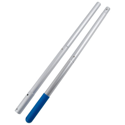 Detachable Aluminum Pool Cleaning Pole with Textured Grip Handle