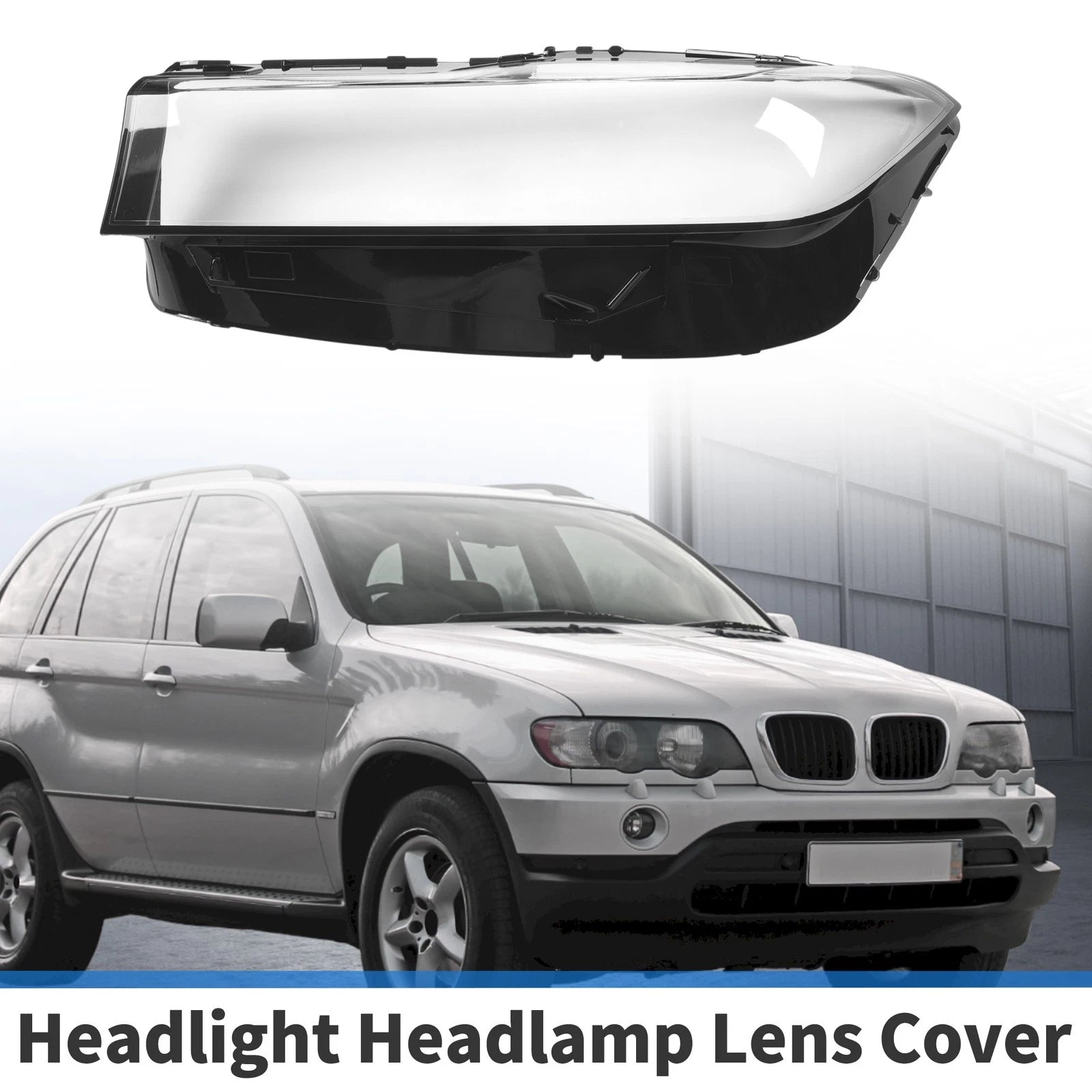 Front Left Headlight Lens Cover Replacement for BMW 7 Series G12 (2016–2019)