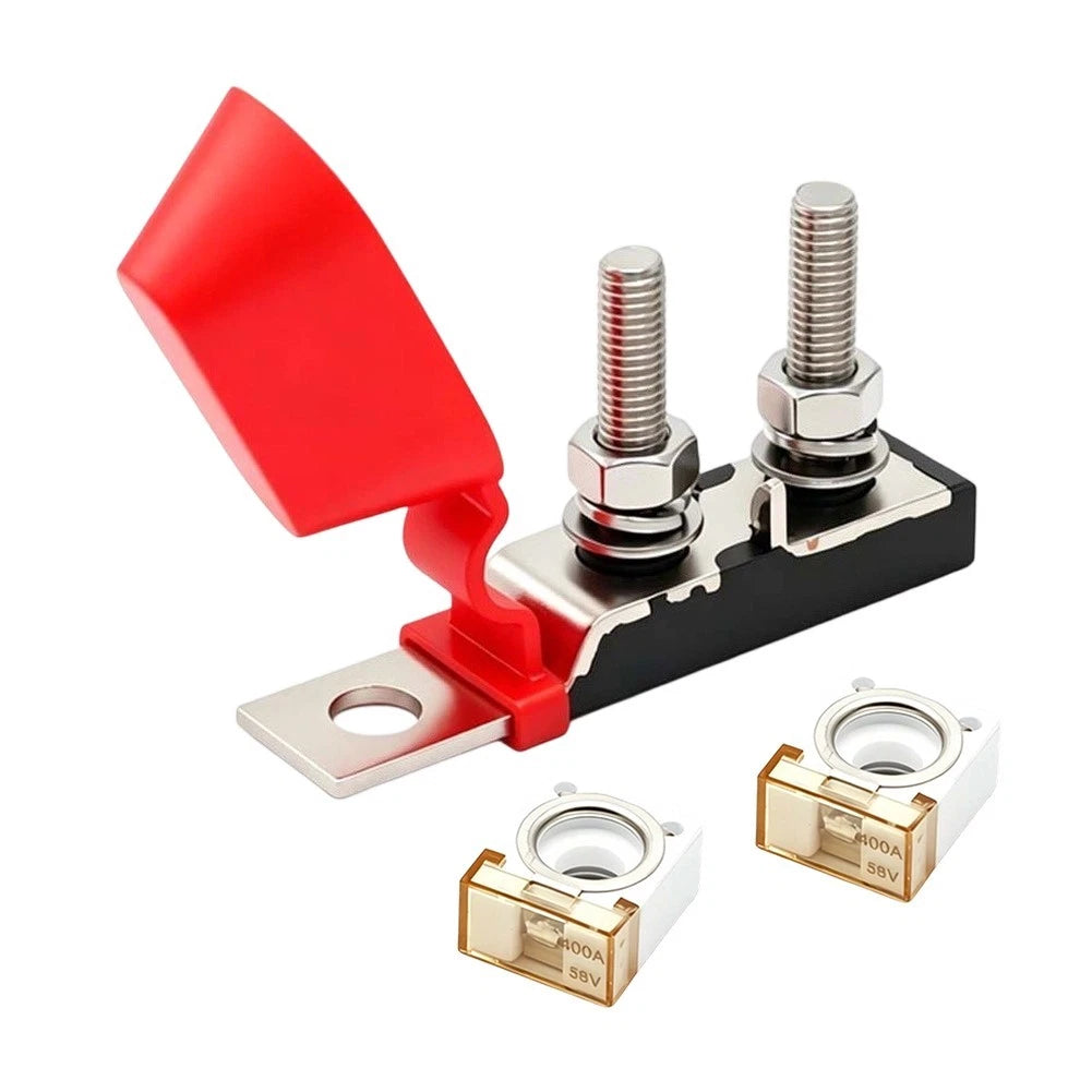 400A Waterproof Fuse Holder for Battery Circuit Protection (RVs, Boats)