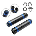7/8" Motorcycle Handle Bar Grips Universal Blue for Motorcycles (Universal)