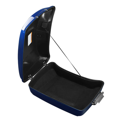 Chopped Trunk Backrest Pad Mount Rack for Harley Touring (2014–2026)