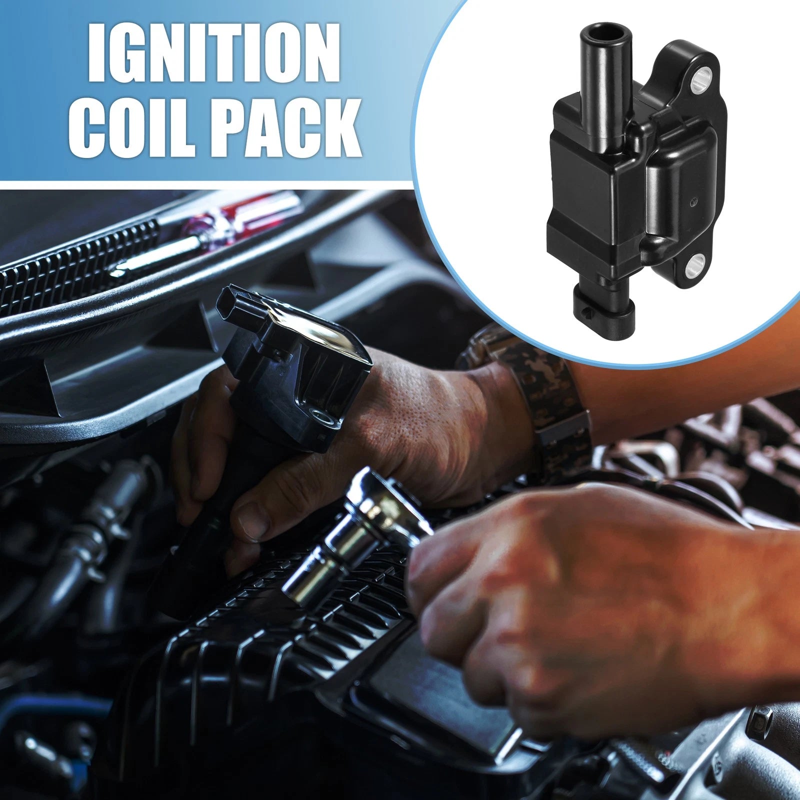 8 Pcs Ignition Coil Pack Set for Chevrolet Silverado 1500 (2018–2021)