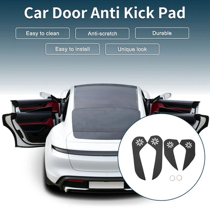 Car Door Anti Kick Pad Protector for Subaru Forester 2013–2016 Black 1 Set