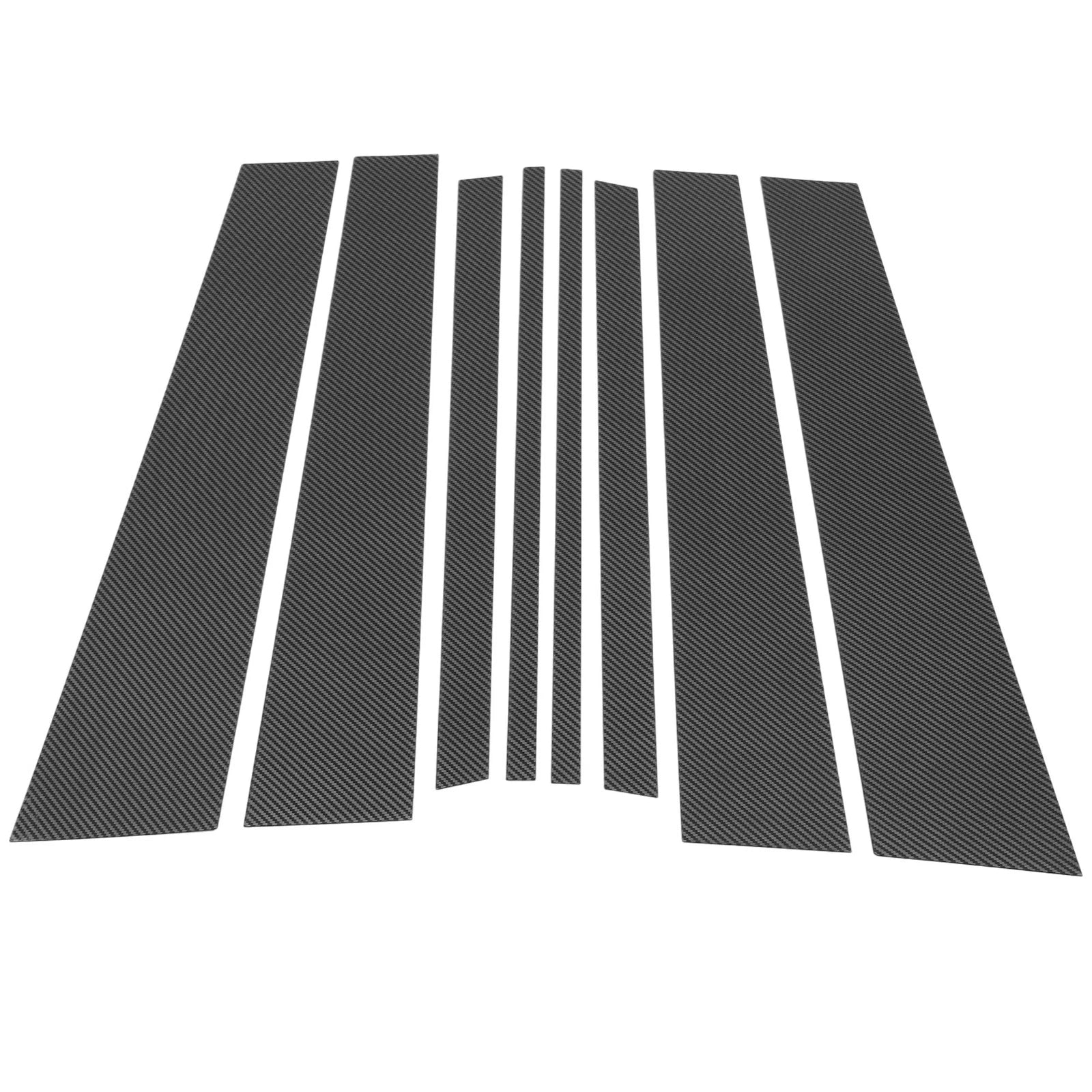 8 Pcs Door Pillar Window Trim Replacement for Honda Ridgeline (2017–2023)