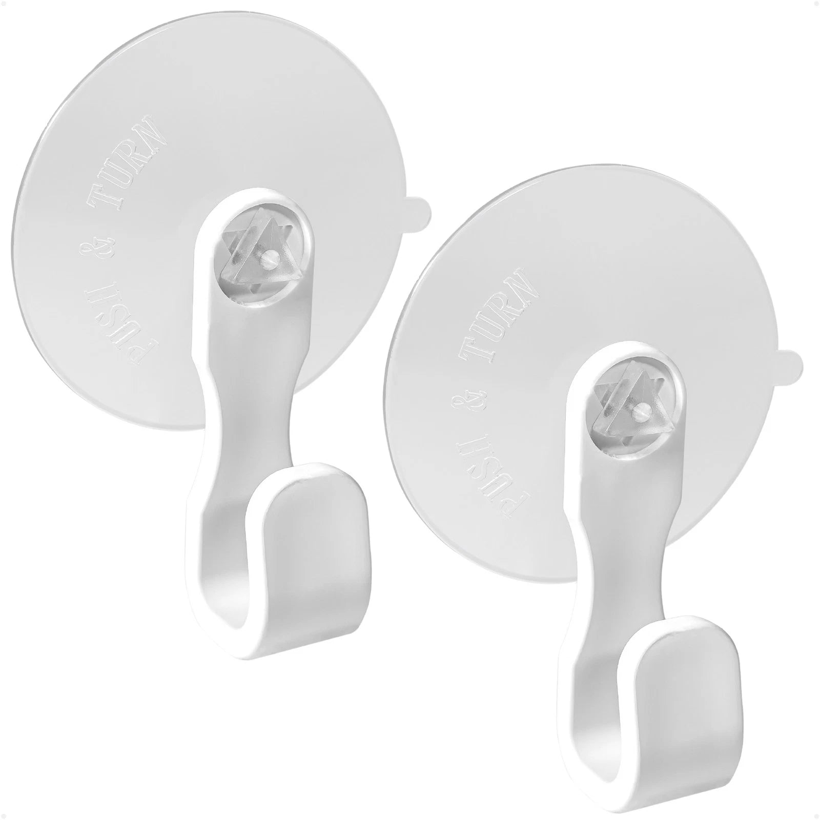 Suction Cup Hooks for Tile, Glass, Window, Door (2-Pack) - FO4900
