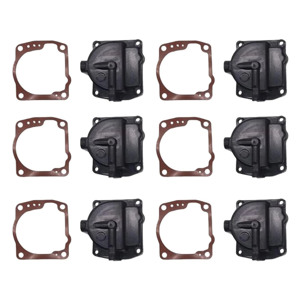 6pcs Carburetor Float Bowl Chamber for Johnson Evinrude (343870, 0433000, 766418)
