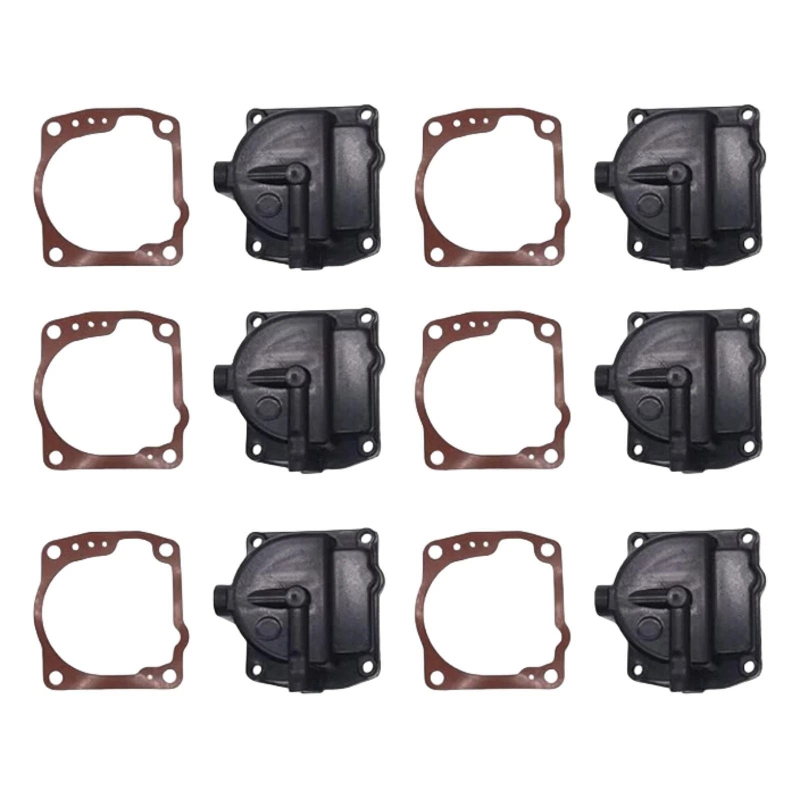 6pcs Carburetor Float Bowl Chamber for Johnson Evinrude (343870, 0433000, 766418)