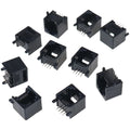 10PCS RJ45 8P8C Female PCB Socket for Ethernet Network Wiring