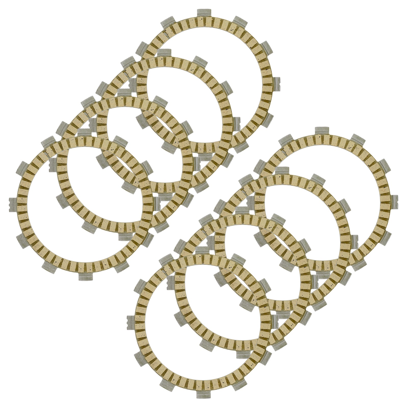 Clutch Friction Plates Replacement for Yamaha XVS1100A V-Star 1100 Classic (2000–2009)