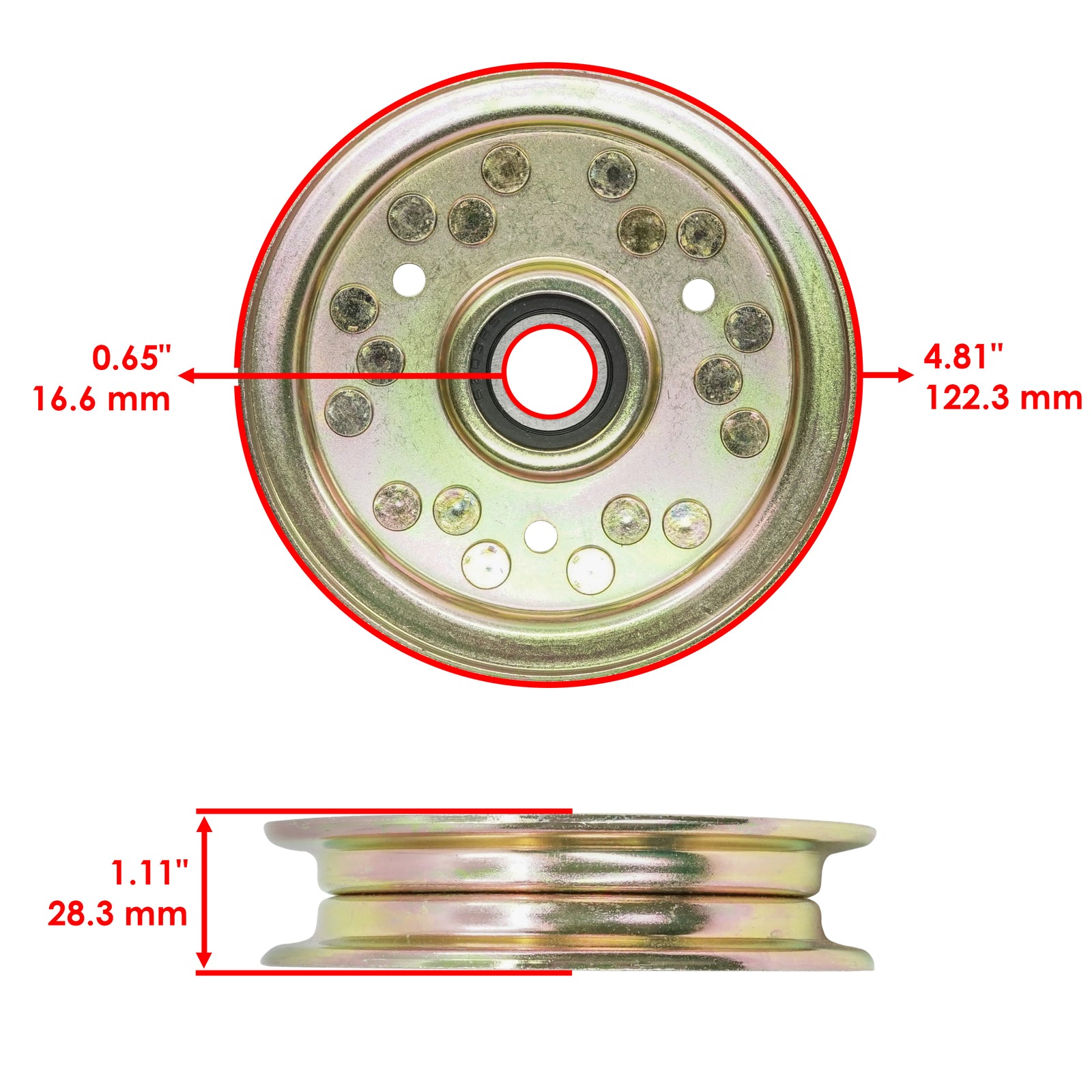 Idler Pulley and Bushing Replacement for Exmark EX20KC (130000–149999)
