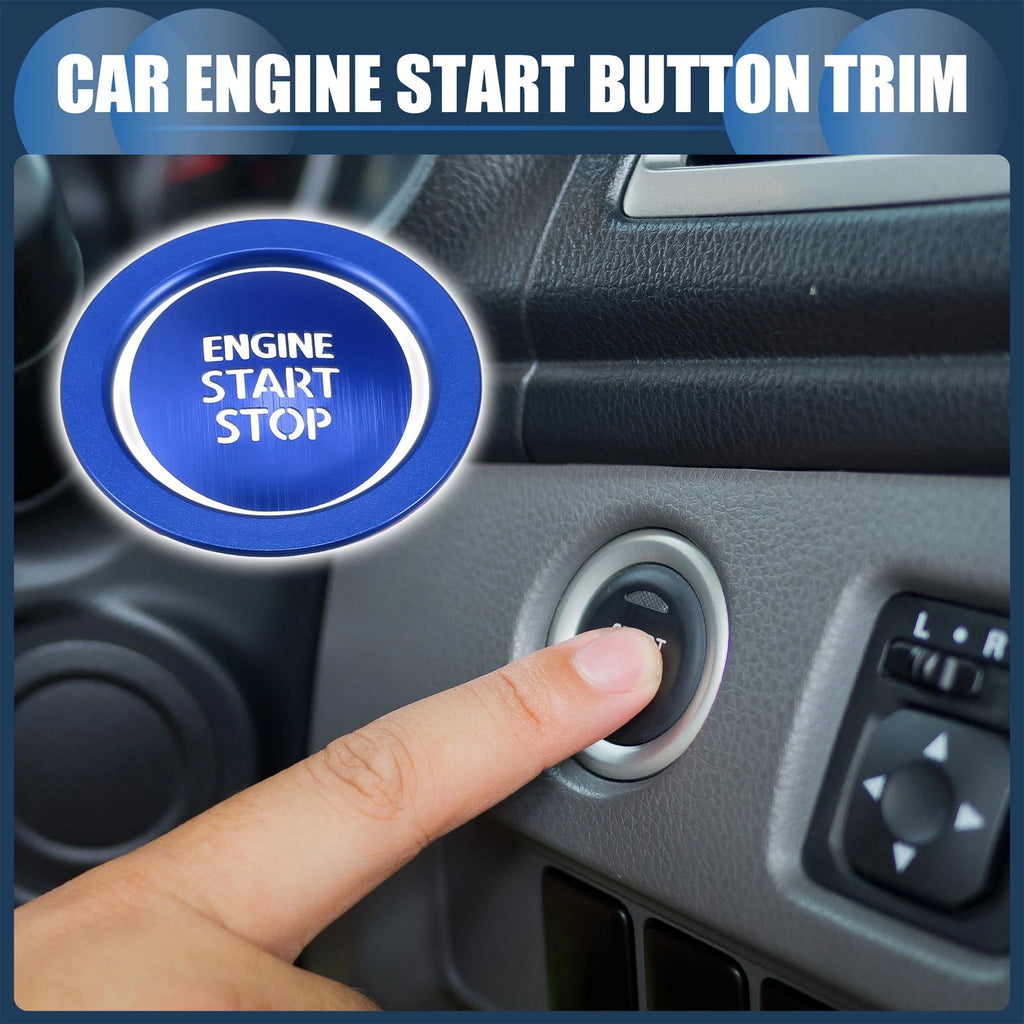 Engine Start Stop Button Cover Set Replace for Toyota Alphard 30 Series (2015–2019)
