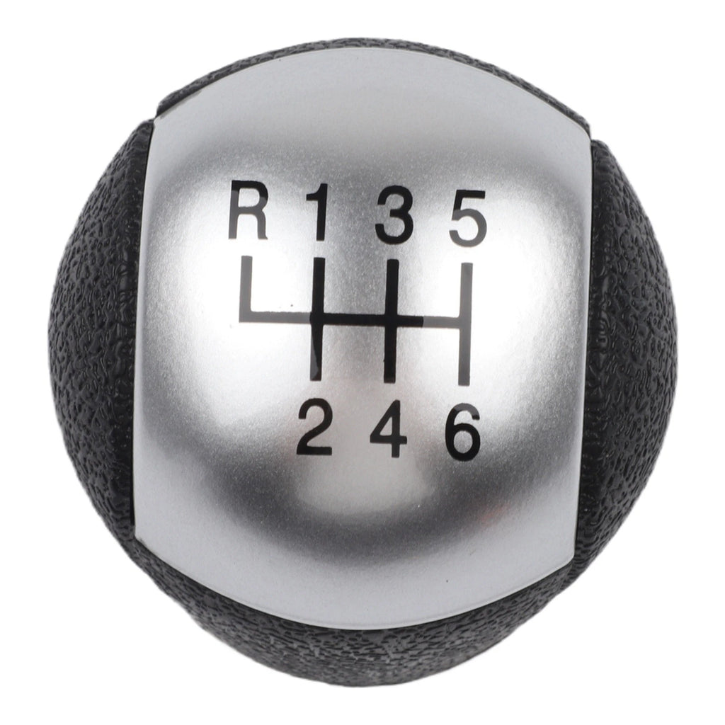 6 Speed Gear Shift Knob for Ford Transit Mk7 (2006–2014) Black Silver