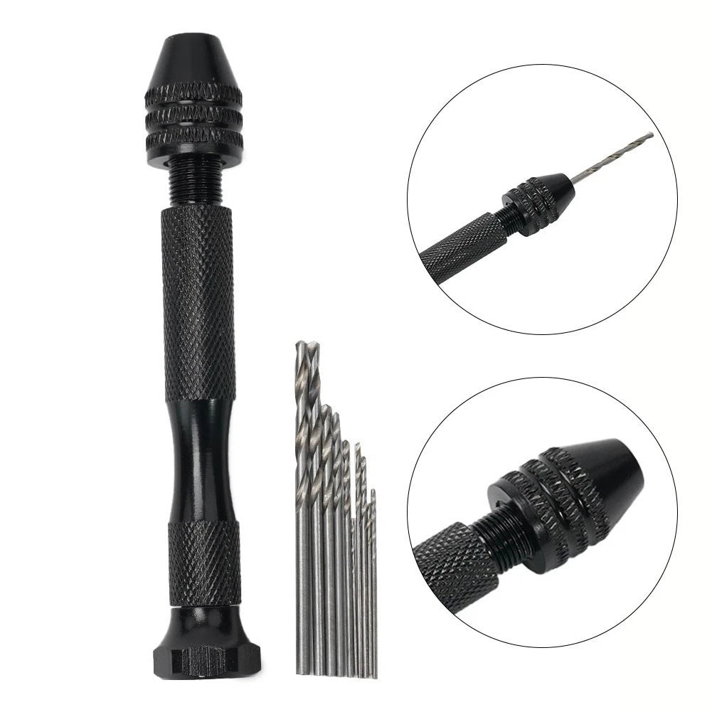 Small Hand Drill Tool for Woodworking (0 33, 2mm Chuck Size)