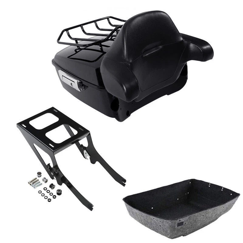 Trunk Backrest Rack Mount for Harley Heritage Classic FLHC FLHCS (2018–2023)