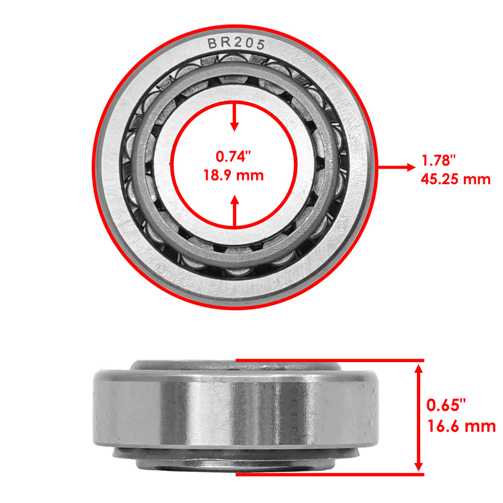 Tapered Cone Roller Bearing Replacement for Simplicity GTH GTG (2000–2000)