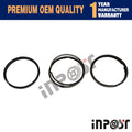Set of 3 STD Piston Rings for Isuzu 3LB1 Engine (Loader Excavator)