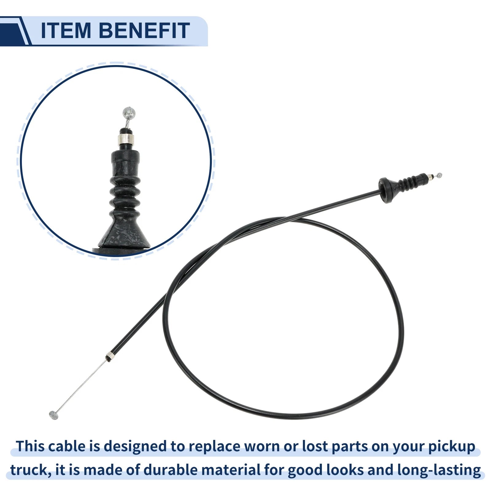 Hood Latch Release Cable for BMW X5 (2007–2013) No. 51237184452