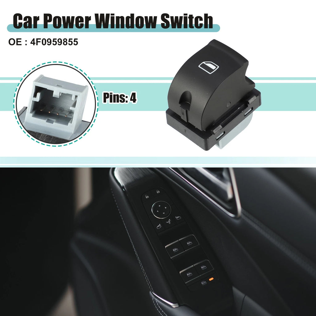 Front Right Master Power Window Switch for Audi Q7 2007-2015