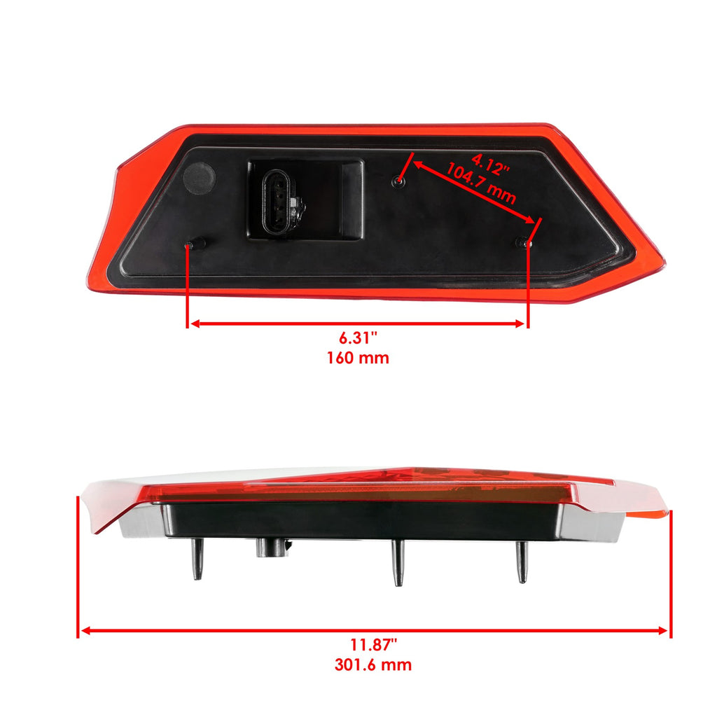 LED Taillight Rear Left Right Replacement for Polaris RZR XP Turbo (2016–2018)