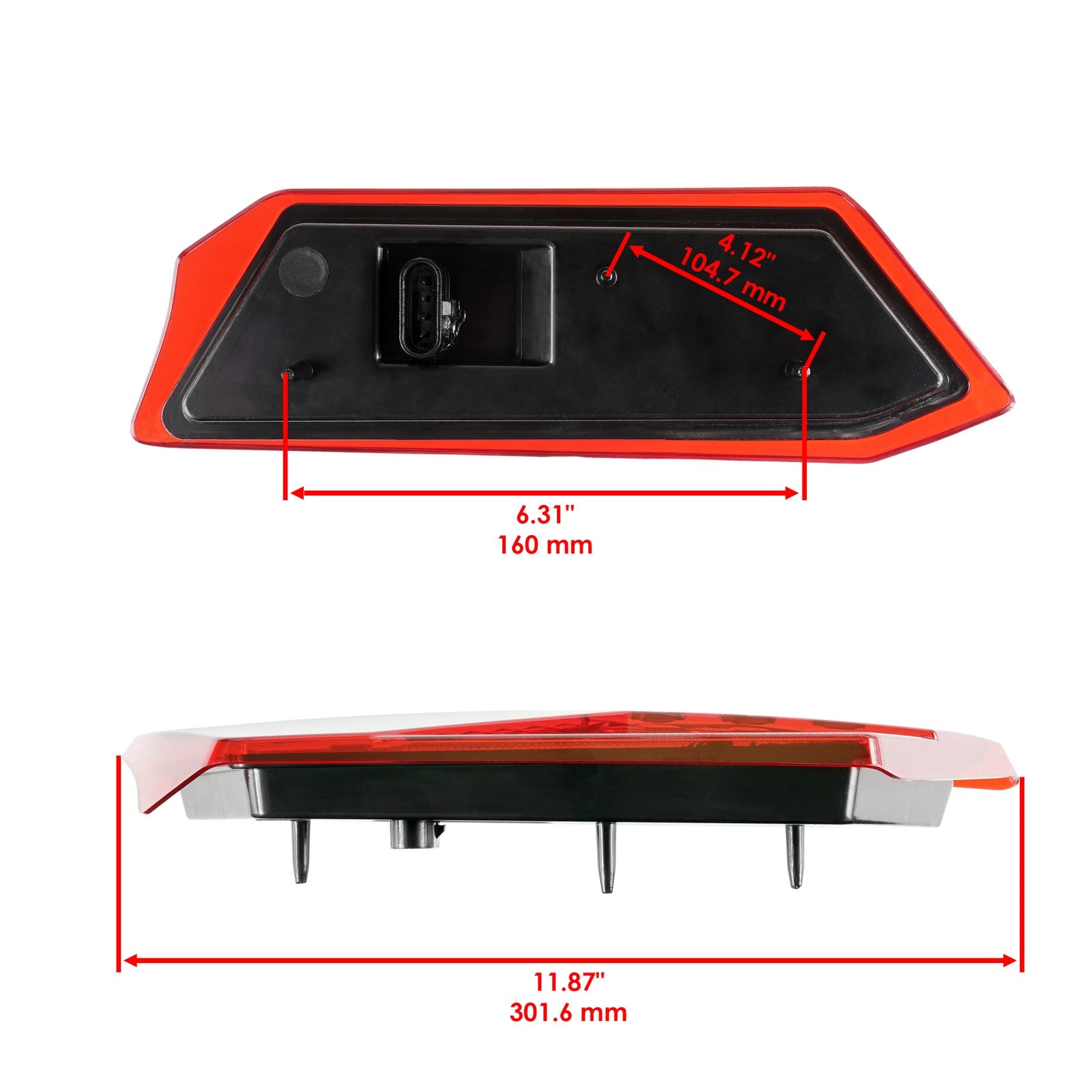 LED Taillight Rear Left Right Replacement for Polaris RZR XP Turbo (2016–2018)