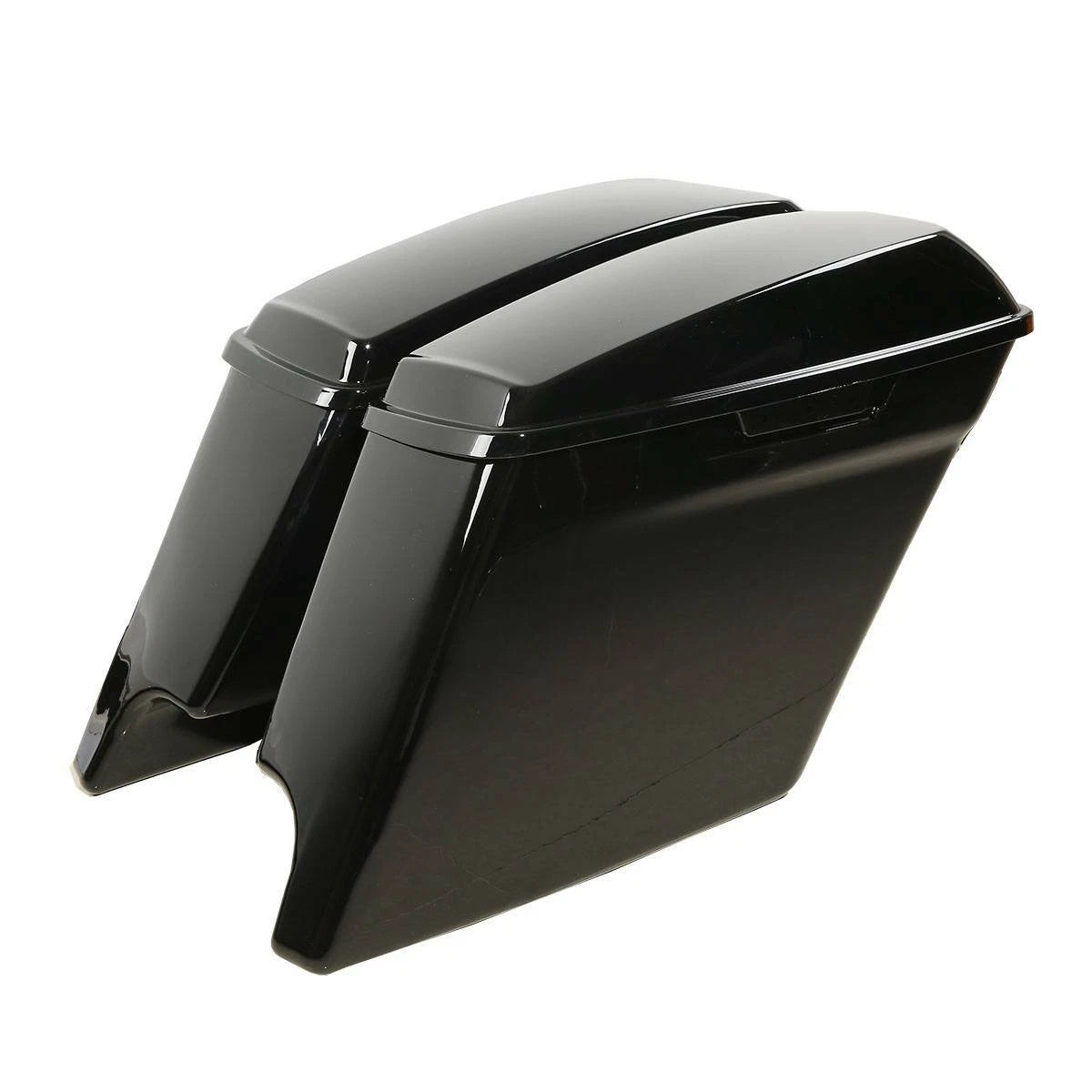 5" Stretched Hard Saddlebags & Conversion Bracket for Harley Softail (1984–2017)