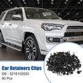 Front Bumper Retainer Clips 80 Pcs Replacement for Toyota Corolla (2019–2022)