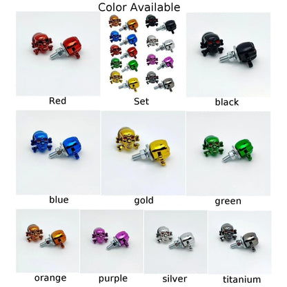 License Plate Screws Lightweight Construction Vehicle Exterior Decoration