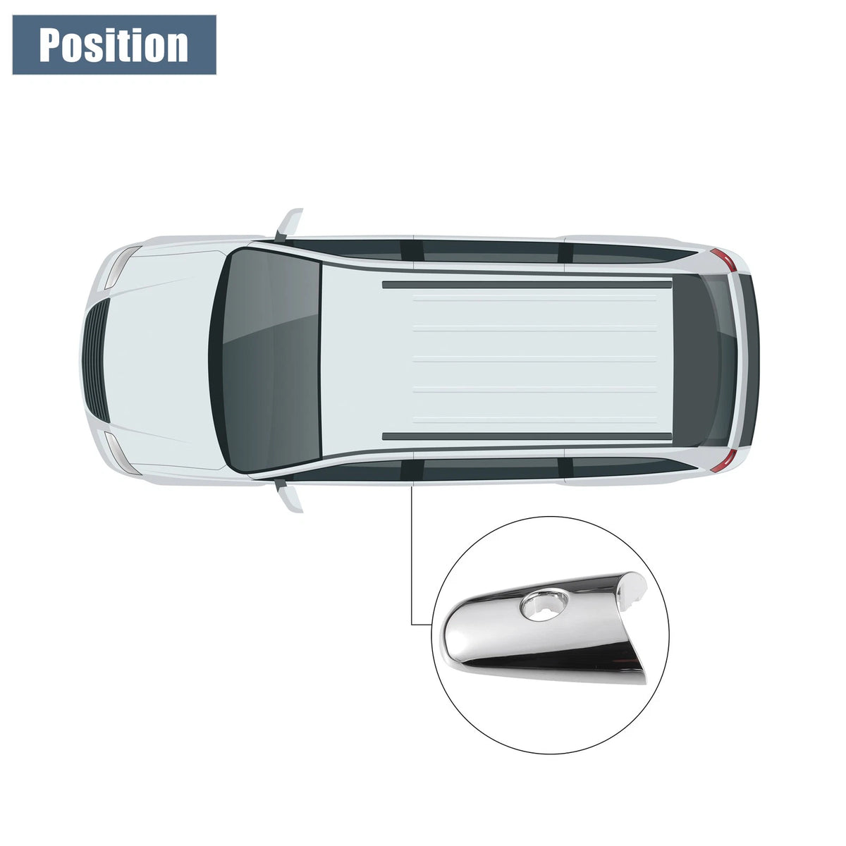 Door Handle Cover for Infiniti QX60 (2014–2020) No. 806461BA0A