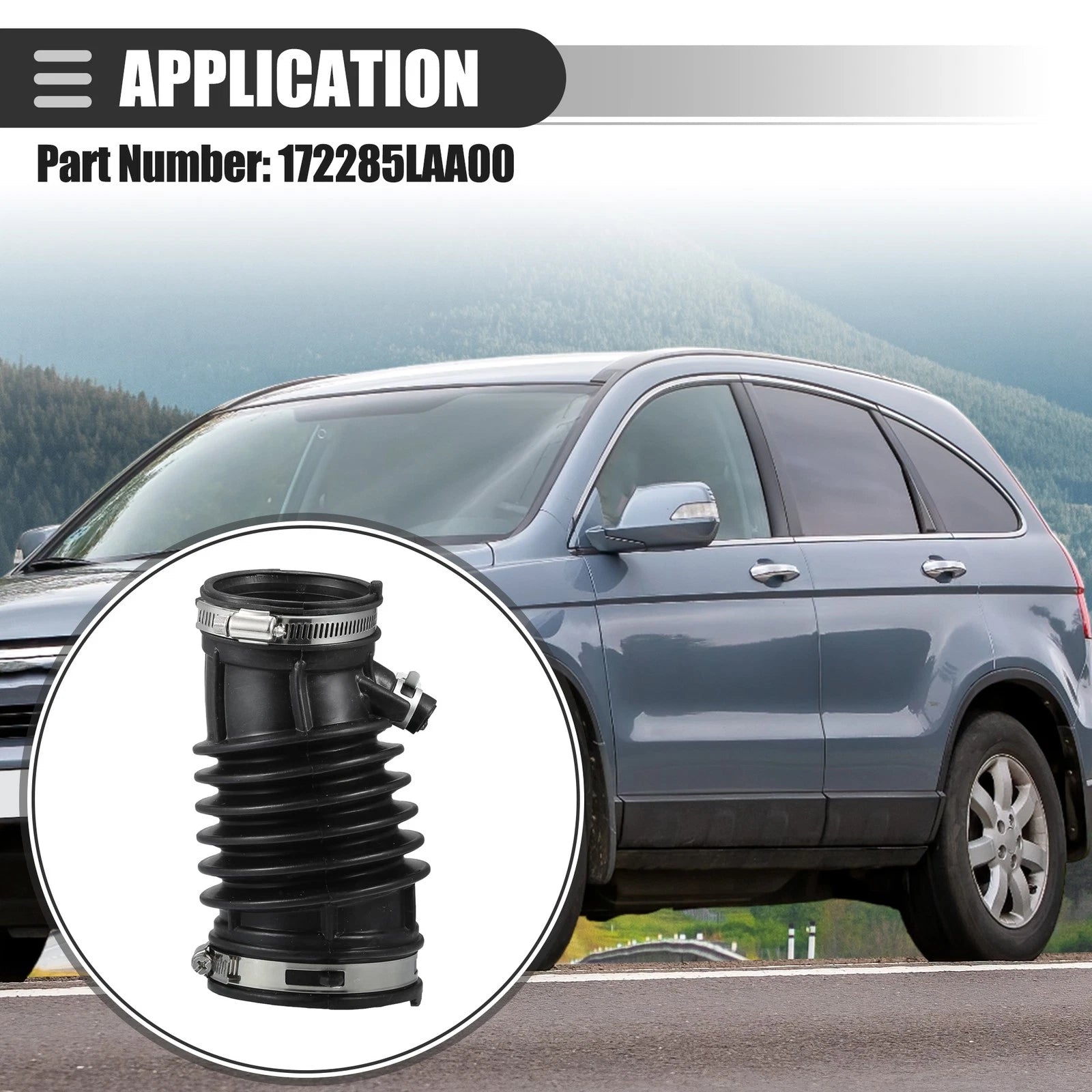 Air Intake Hose with Clamp for Honda CR-V (2015–2016) Rubber