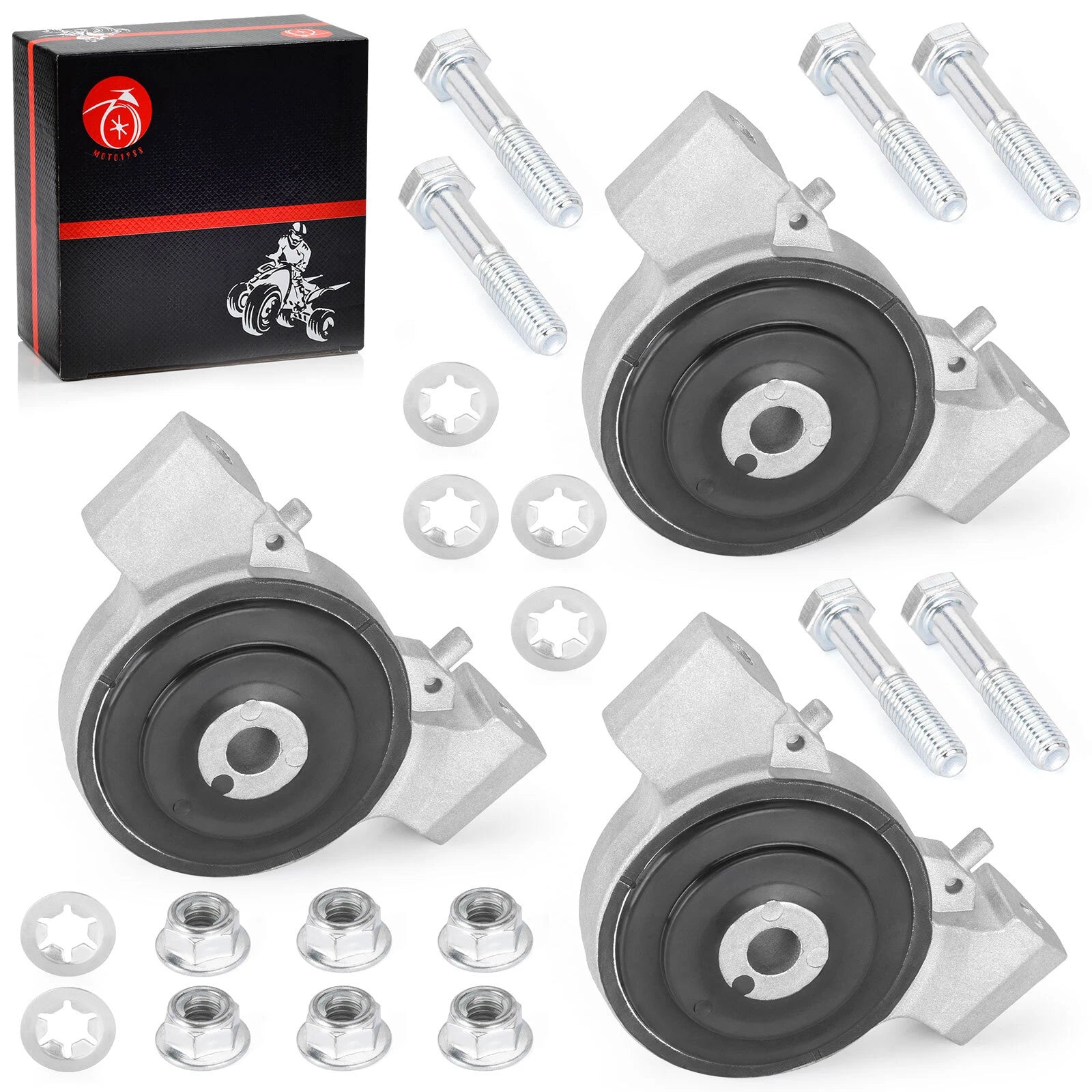 Set of 3 Engine Isolator Mounts for Polaris General Ranger RZR 570 900 1000