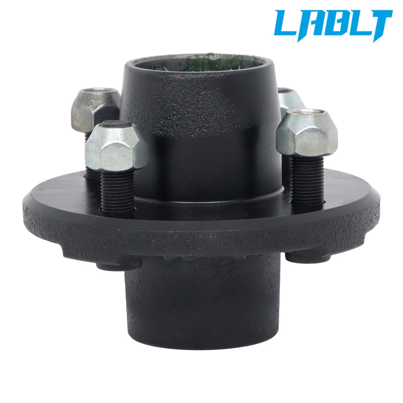 2 Pack Trailer Pre-Greased Hub Kit 4 Lug 4 on 4" for 2000 lbs Axle
