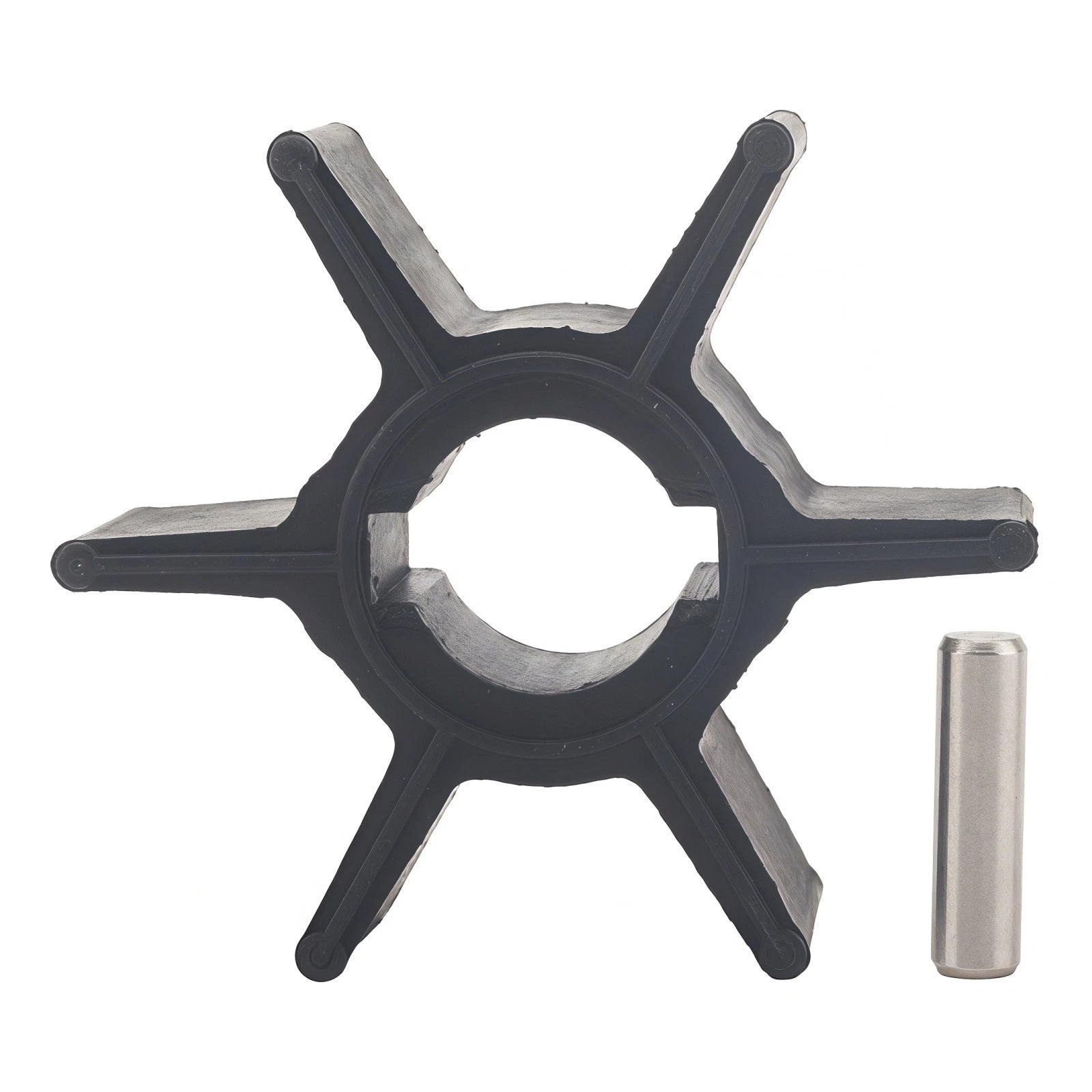 Water Pump Impeller & Pin for Tohatsu Nissan Outboard 2.5-3.5 HP (309650211M)