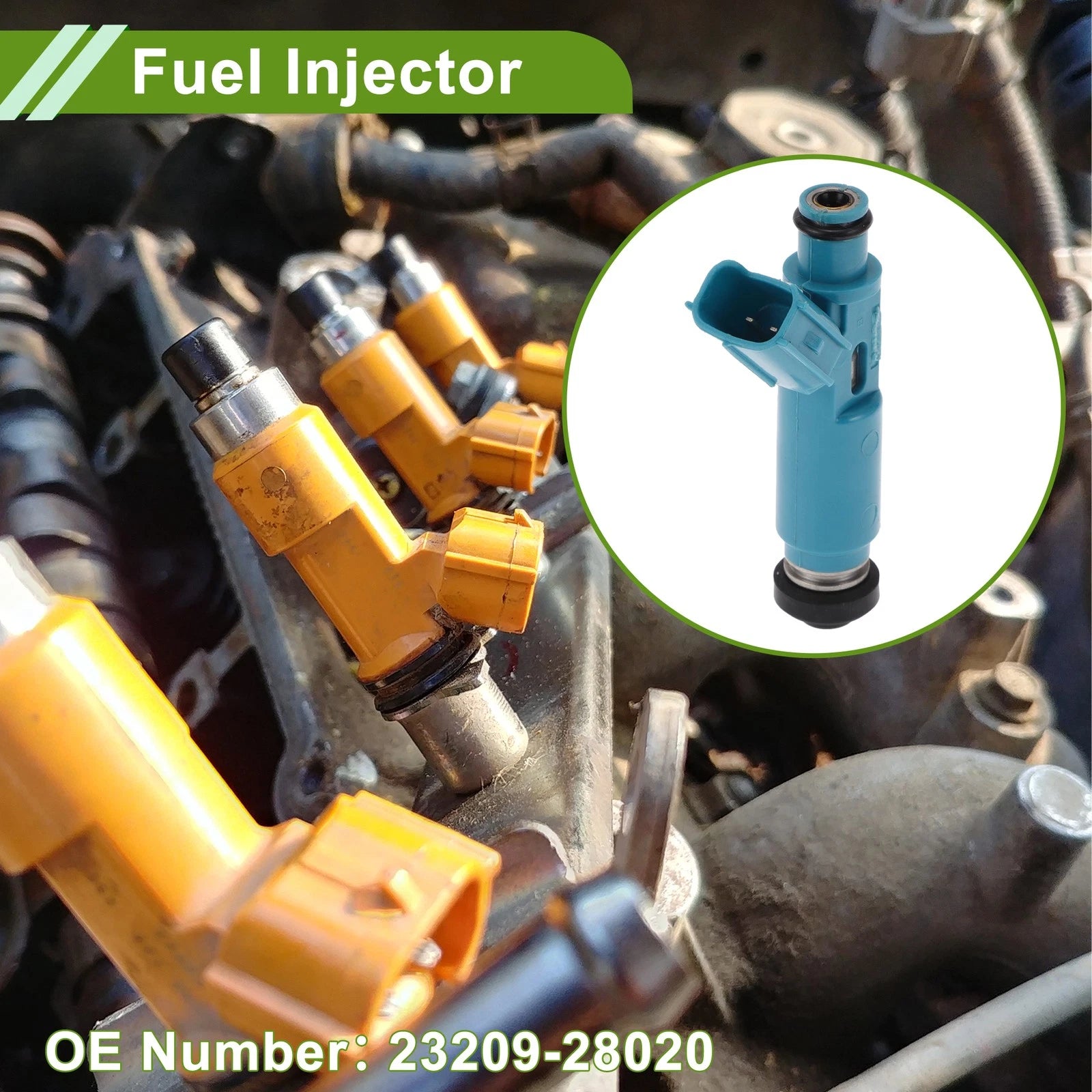 Fuel Injector Replacement for Toyota Highlander Base 2.4 (2001–2004)