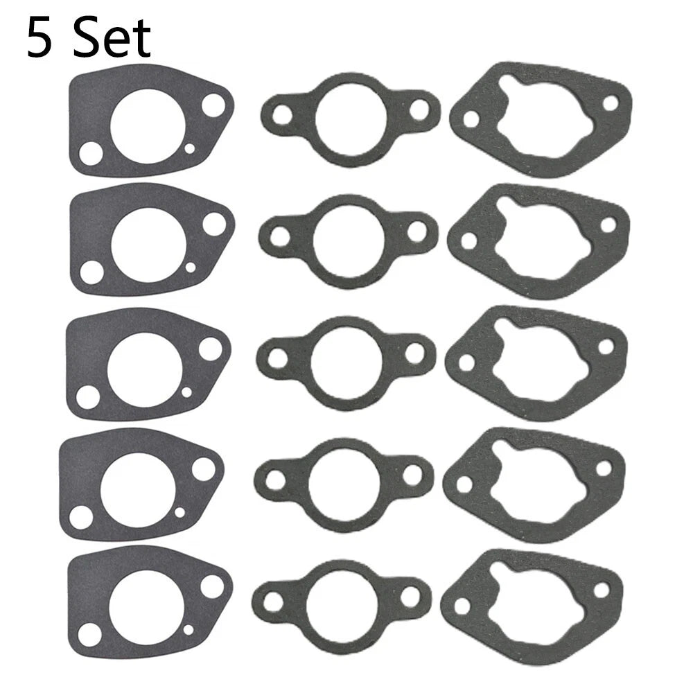 Set of 5 Carburetor Gasket Repair Parts for Honda GX390 GX340 (11HP 13HP)