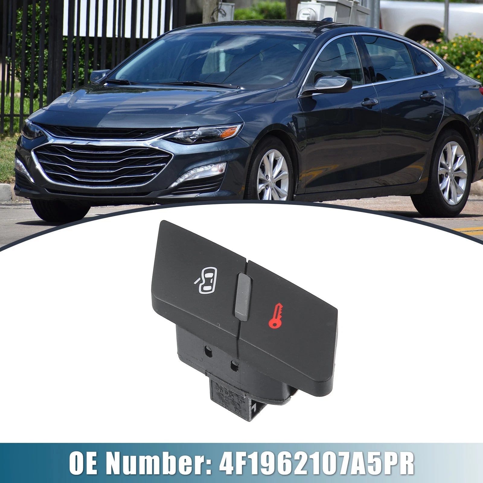 Central Door Lock Switch Button Cover Front Left for Audi A6 (2012–2018)