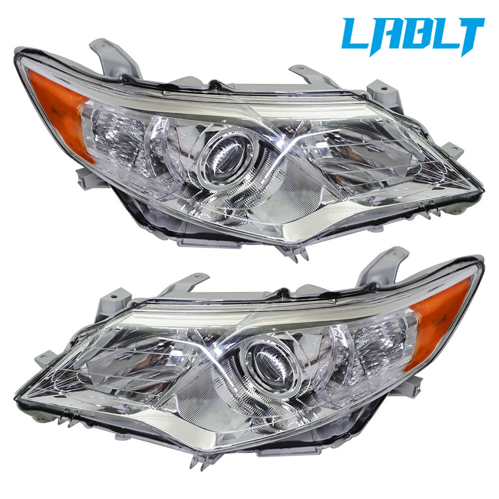 LABLT Left & Right Halogen Projector Headlight for Toyota Camry (2012–2014)