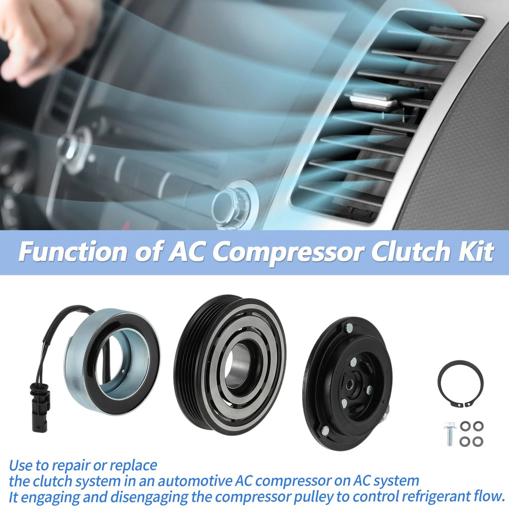 Air Conditioner AC Compressor Clutch Kit for Chevrolet Cruze (2012–2016)