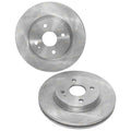 2x Front Disc Brake Rotors for Mazda 2 DE 1.5L ZY (2007–2010)