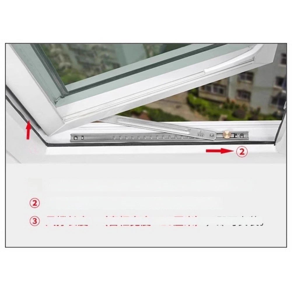 Stainless Steel Window Stay for Casement Sliding (No Drill Installation)