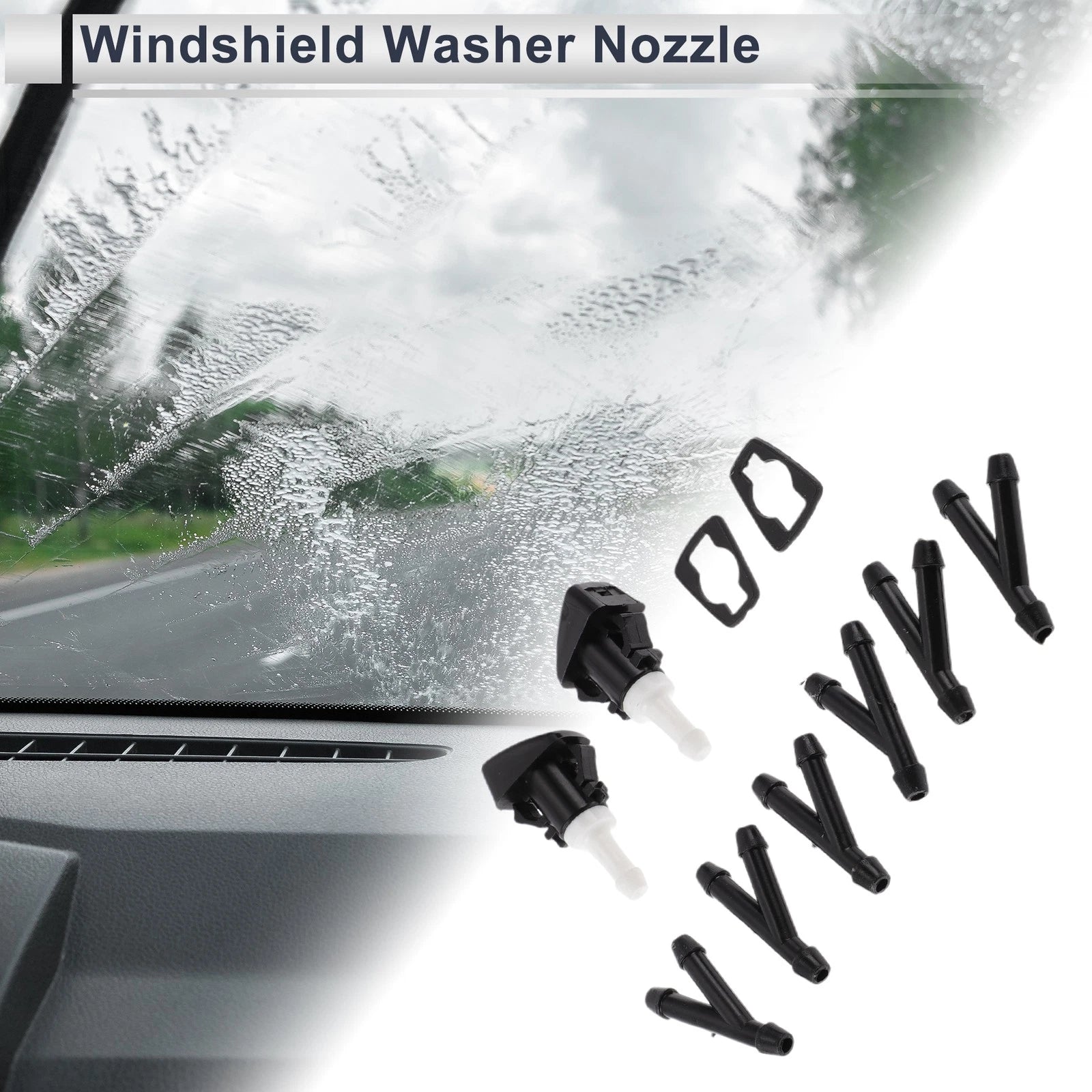 Windshield Washer Hose Connector Kit with 6 PCs for Chrysler (2011–2016)