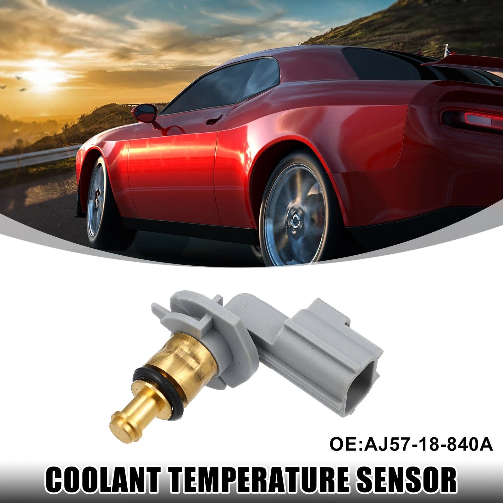 Coolant Temperature Sensor with Gasket for Ford Escape (2005–2011)