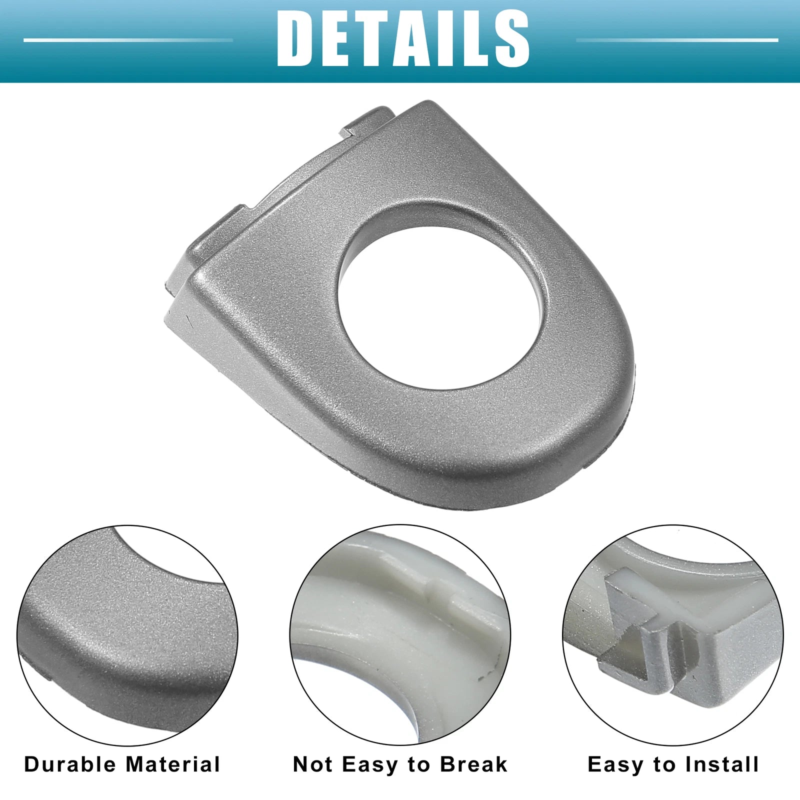 Front Left Exterior Door Handle Lock Cover Cap for Volkswagen Jetta (2011–2018)