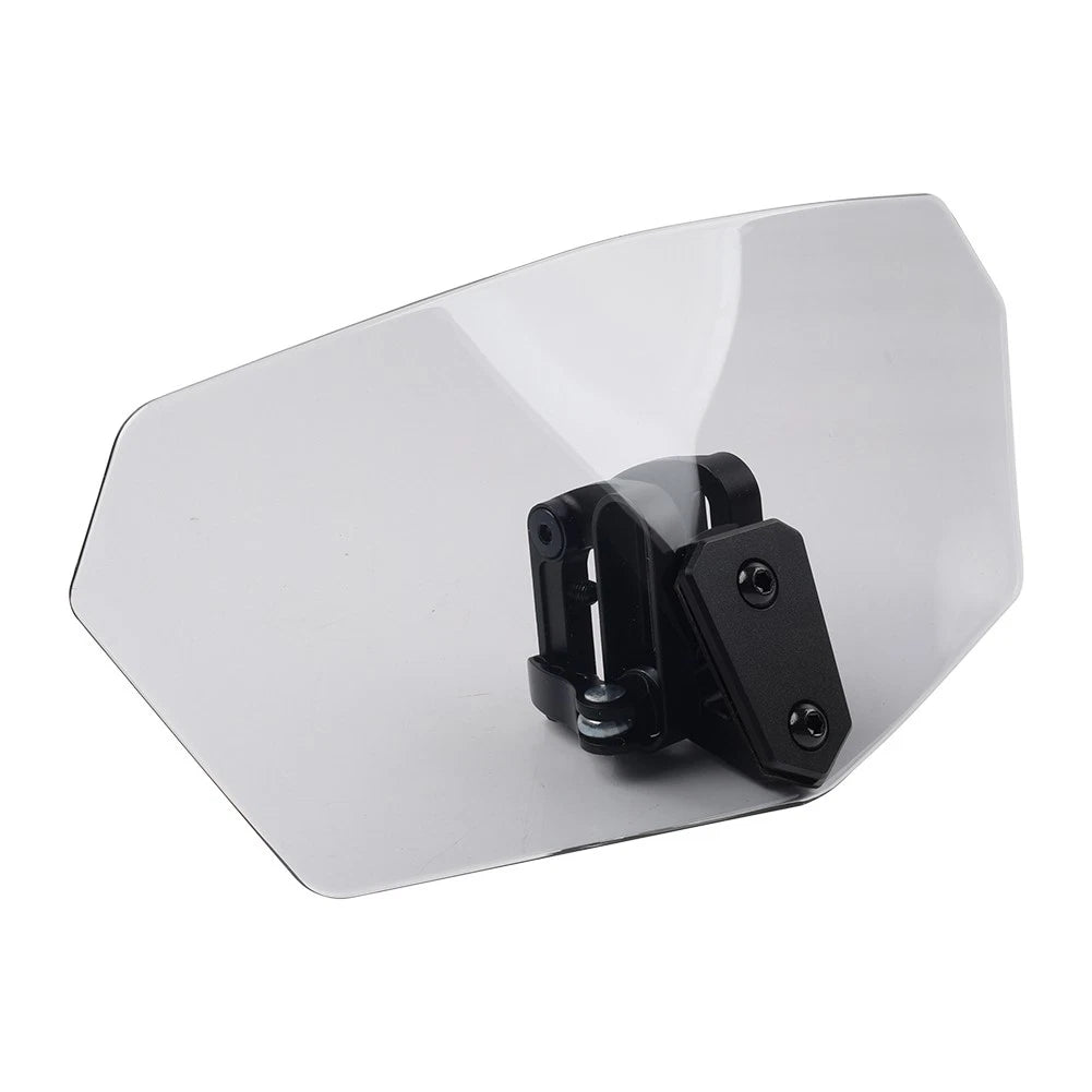 Adjustable Clip-On Windshield Extension for Motorcycle (Universal)