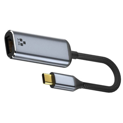 2.5Gbps Type C to RJ45 Ethernet Adapter for USB Devices (10/100/1000M)